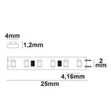 LED CRI927 MICRO Linear Flexband 24V DC 10W IP20 2700K 5m Rolle 240 LED/m - Beleuchtung