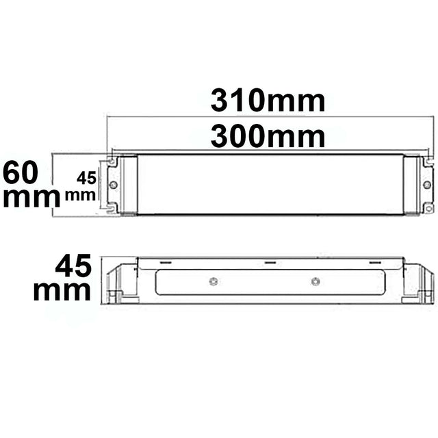 LED PWM-Trafo 24V/DC 0-200W IP20 1-10V/Push/DALI dimmbar - Beleuchtung