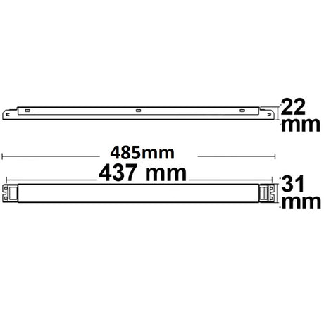 LED Sys-One PWM-Trafo 24V/DC 0-75W IP20 2 Kanal/weißdynamisch Push/Sys-One-FB dimmbar - Beleuchtung