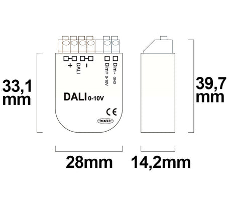 DALI auf 0-10V/1-10V Signal Konverter - Beleuchtung