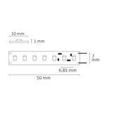 LED CRI940 Vollspektrum Linear Flexband 24V DC 14W IP20 4000K 5m Rolle 160 LED/m - Beleuchtung