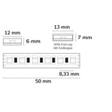 LED AQUA RGB Linear Flexband 24V DC 12W IP67 10m Rolle 120 LED/m - Beleuchtung