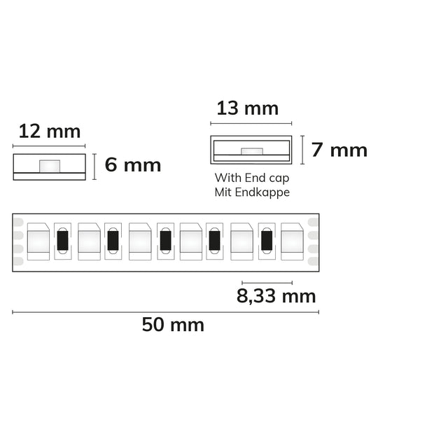 LED AQUA RGB Linear Flexband 24V DC 12W IP67 10m Rolle 120 LED/m - Beleuchtung