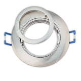 Einbaurahmen rund, Loch 68mm, Alu Nickel-Satin, für GU10/MR16 Spots