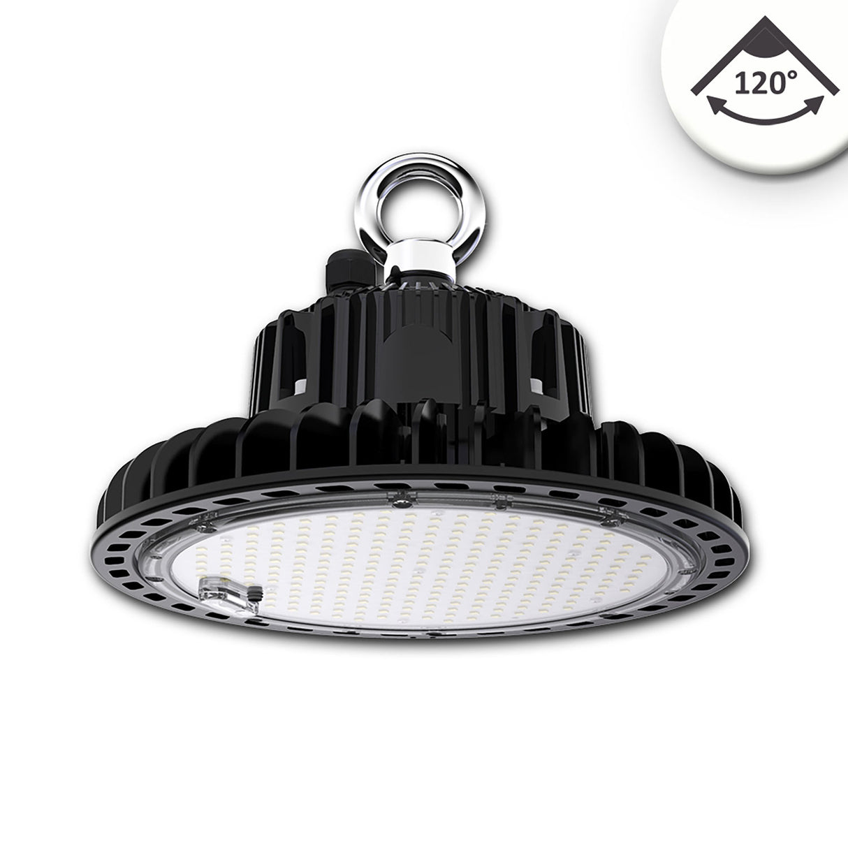LED Hallenleuchte FL 120W, 120°, IK10, IP65, 1-10V dimmbar, neutralweiß