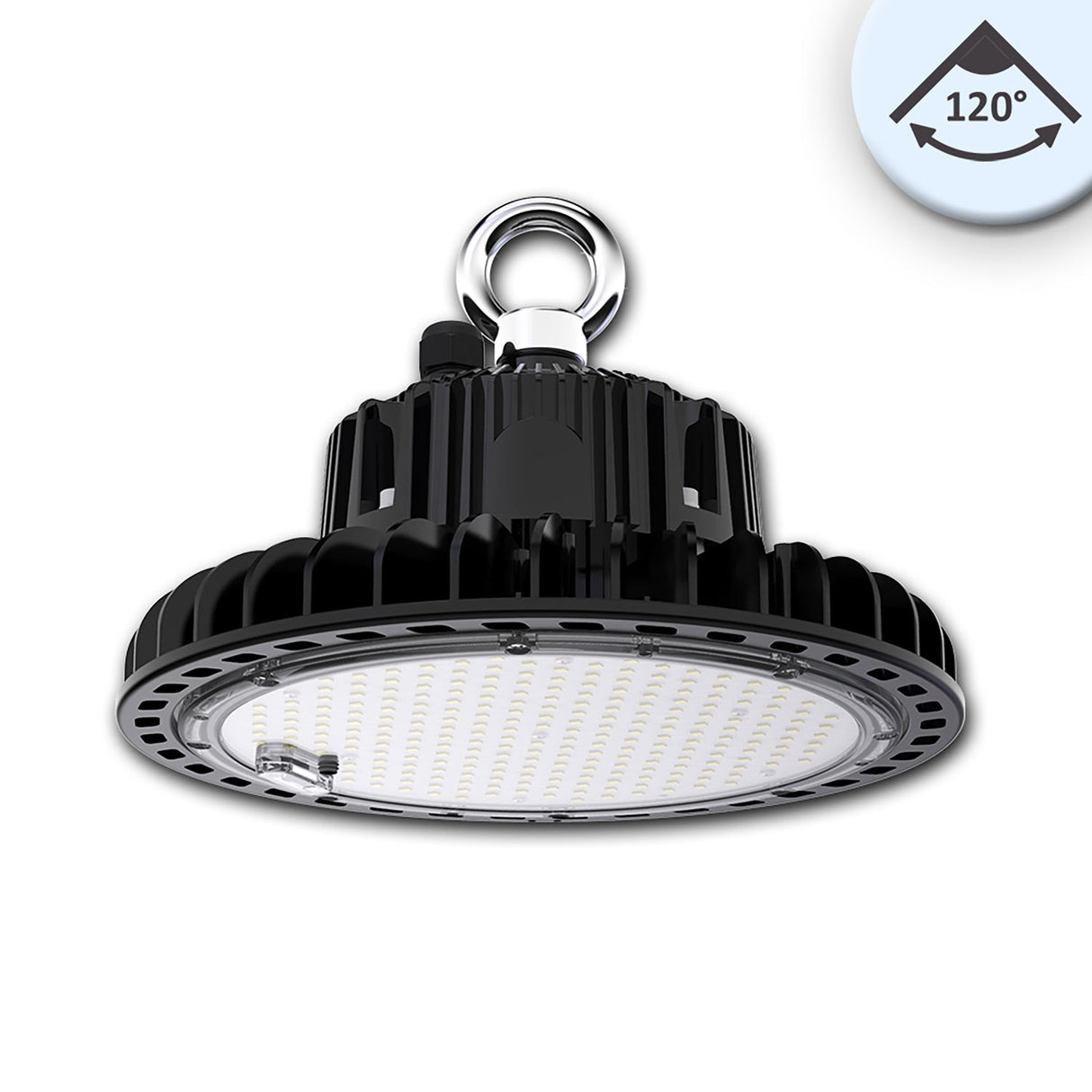 LED Hallenleuchte FL 120W, 120°, IK10, IP65, 1-10V dimmbar, kaltweiß