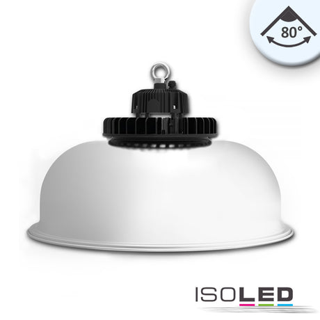 LED Hallenleuchte FL 120W Alu-Reflektor 80° IP65 1-10V dimmbar kaltweiß - Beleuchtung