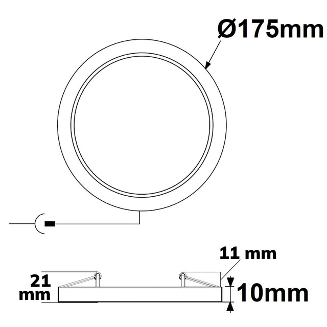 LED Downlight Flex 15W prismatisch 120° Lochausschnitt 50-160mm neutralweiß - Beleuchtung