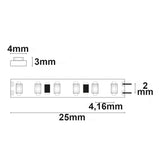 LED CRI940 MICRO Linear Flexband 24V DC 6W IP20 5m Rolle 240 LED/m - Beleuchtung