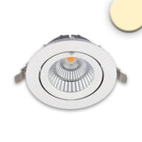 LED Shop-Downlight Sphere 35W ausschwenkbar weiß warmweiß - Beleuchtung