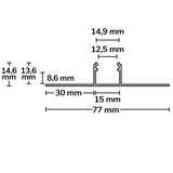 LED Trockenbau T-Profil 14 300cm - Beleuchtung