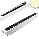 LED Einbauleuchte Raster Line weiß/schwarz dimmbar 30W warmweiß - Beleuchtung