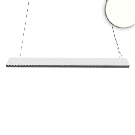 LED Hängeleuchte Raster Up&Down 15 + 32W 8,5x128cm weiß UGR<6 4000K 1-10V dimmbar - Beleuchtung
