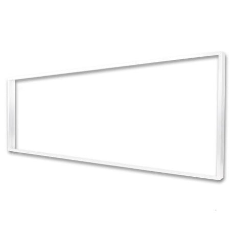 Aufbaurahmen weiß RAL 9016 Höhe 5cm für LED Panels 300x1200 steckbare Schnellmontage - Beleuchtung
