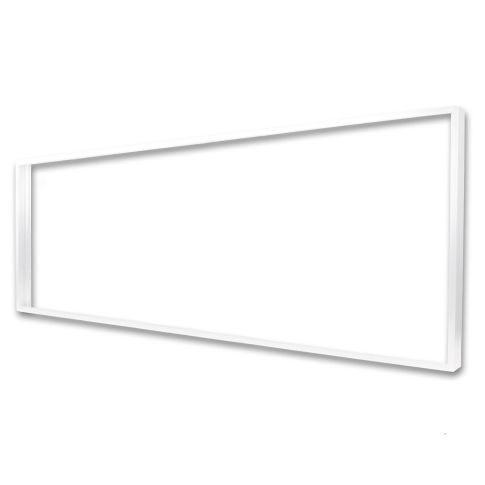 Aufbaurahmen weiß RAL 9016 Höhe 5cm für LED Panels 300x1200 steckbare Schnellmontage - Beleuchtung