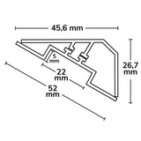 LED Eckprofil CORNER22 eloxiert L: 200cm - Beleuchtung