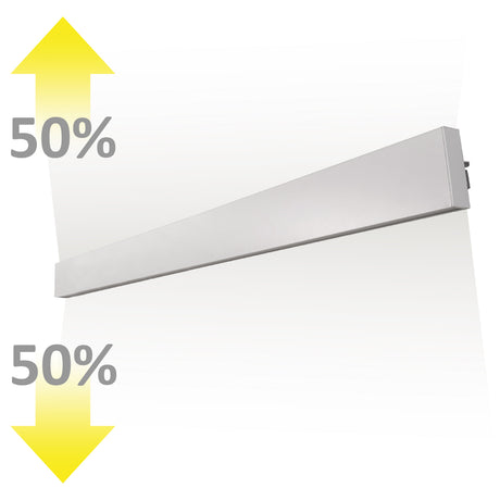 LED Wandleuchte Linear Up&Down 900 910mm 30W IP40 weiß warmweiß - Beleuchtung