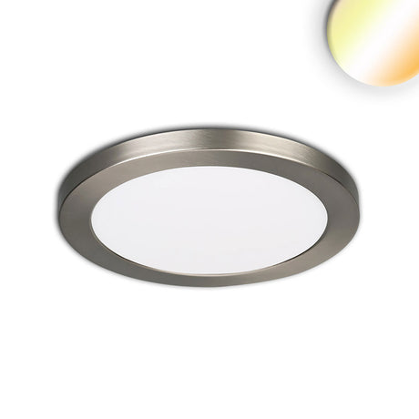 integrierter Driver, hält mittels verstellbaren Federklammern in einem variablen Lochausschnitt von mind. 55mm bis max. 100mm, bei Aufbauinstallation Montagebügel an den beiden äußersten hierfür vorgesehenen Bohrlöchern an der Decke montieren. Weiterverkabelung nicht möglich, von Leuchte zu Leuchte.