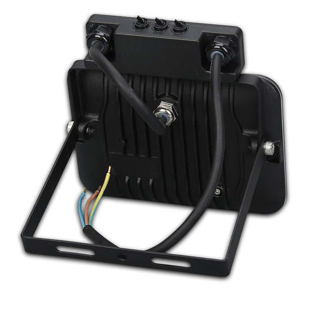 LED Fluter mit PIR-Bewegungssensor 30W warmweiß schwarz IP65 - Beleuchtung