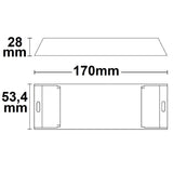 RGB + W PWM-Dimmer mit Nah- u. Fernbedienung 2 Szenen-Speicher 4 Kanal 12-36V 4x5A - Beleuchtung