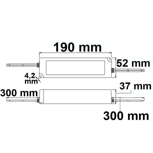 LED Trafo 24V/DC 0-100W IP67 - Beleuchtung
