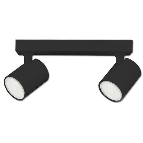 Wand-/Deckenleuchte GU10 Dual IP20 schwarz exkl. Leuchtmittel - Beleuchtung