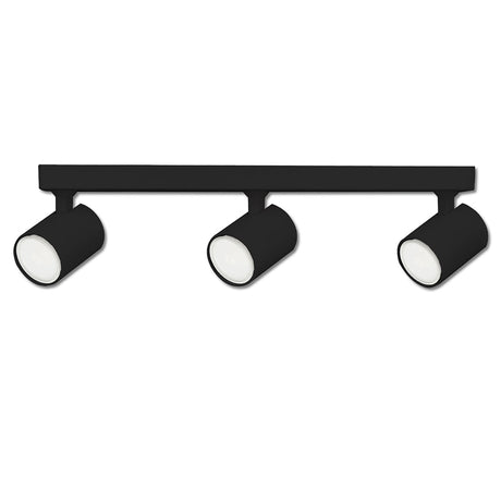 Wand-/Deckenleuchte GU10 Triple IP20 schwarz exkl. Leuchtmittel - Beleuchtung