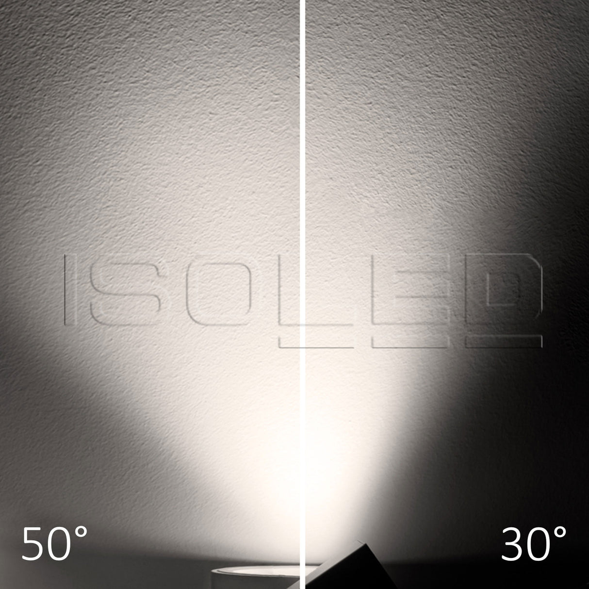 3-Phasen Schienen-Strahler fokussierbar, 35W, 30°-50°, weiß matt, 3500K, CRI92