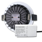 LED Einbaustrahler Sys-90, 12W, weißdynamisch 3000-4000K, DALI DT8 dimmbar (exkl. Cover)