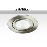 LED Einbaustrahler silber 8W 60° rund warmweiß IP65 dimmbar - Beleuchtung