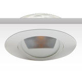 LED Einbaustrahler asymmetrisch COB weiß 8W 50° IP44 rund neutralweiß dimmbar - Beleuchtung