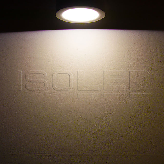 LED Aufbauleuchte LUNA 8W weiß rund DN106,5 indirektes Licht warmweiß dimmbar - Beleuchtung