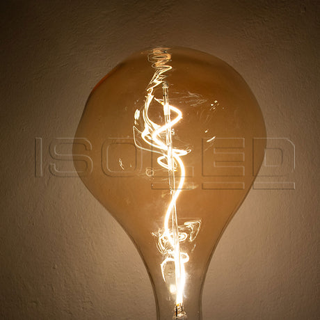 E27 Vintage Line LED Dekobirne 165 4W ultrawarmweiß Glas amber dimmbar - Beleuchtung
