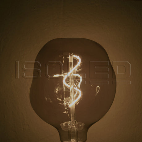 E27 Vintage Line LED Dekobirne 125 4W ultrawarmweiß Glas smoky dimmbar - Beleuchtung