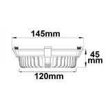 LED Downlight blendungsreduziert 18W rund DN145 CRI90 Switch 3000|3500|4000K dimmbar - Beleuchtung