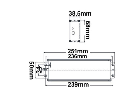 LED PWM-Trafo 48V/DC 0-250W 1-10V dimmbar IP67 - Beleuchtung