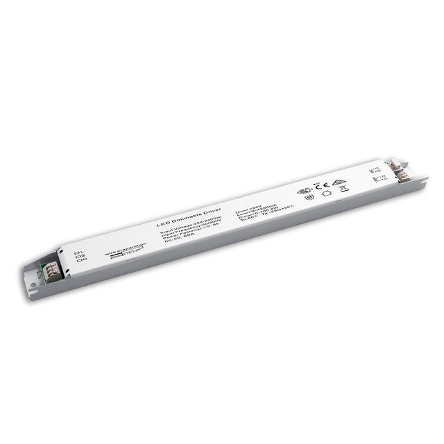LED PWM-Leuchten-Trafo 24V/DC 0-100W ultraslim 1-10V dimmbar SELV - Beleuchtung