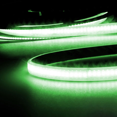 LED AQUA CRI9G Linear 48V Flexband 8W IP68 grün 30m Rolle 240 LED/m - Beleuchtung