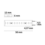 LED AQUA CRI9R Linear 48V Flexband 8W IP68 rot 5m Rolle 240 LED/m - Beleuchtung