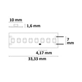 LED HEQ930 Flexband High Bright 24V DC 32W IP20 3000K 150 lm/W 5m Rolle 240 LED/m - Beleuchtung