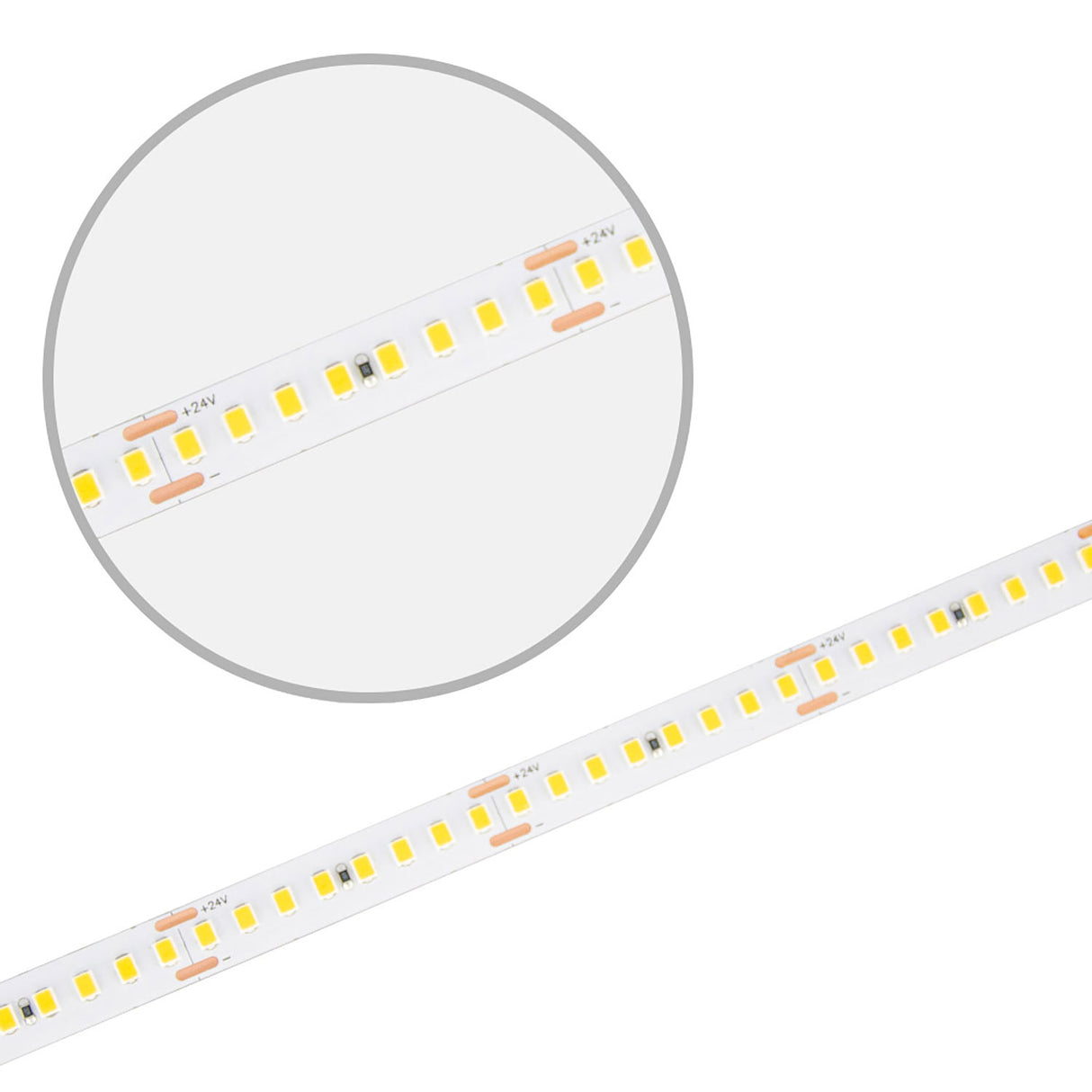 LED HEQ927 Flexband High Bright, 24V DC, 17W, IP20, 2700K, 140 lm/W, 5m Rolle, 160 LED/m