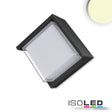 LED Wandleuchte eckig 6W IP54 sandschwarz warmweiß - Beleuchtung