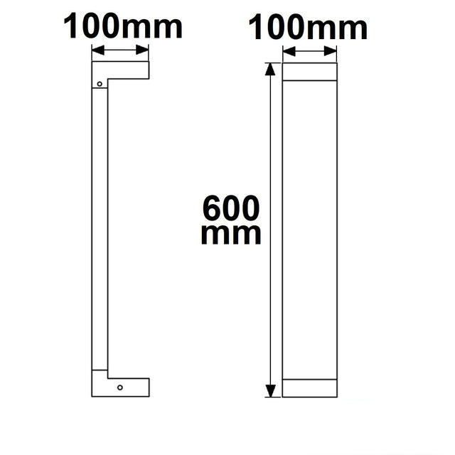 LED Wegeleuchte Poller-1 60cm 7W sandschwarz warmweiß - Beleuchtung