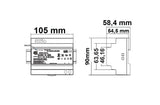 LED Hutschienen-Trafo MW HDR-150-24 21.6~29V/DC 0-150W - Beleuchtung