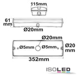 LED Notlicht/Fluchtwegleuchte UNI4 Autotest 4W IP65 X0AEFG180 - Beleuchtung