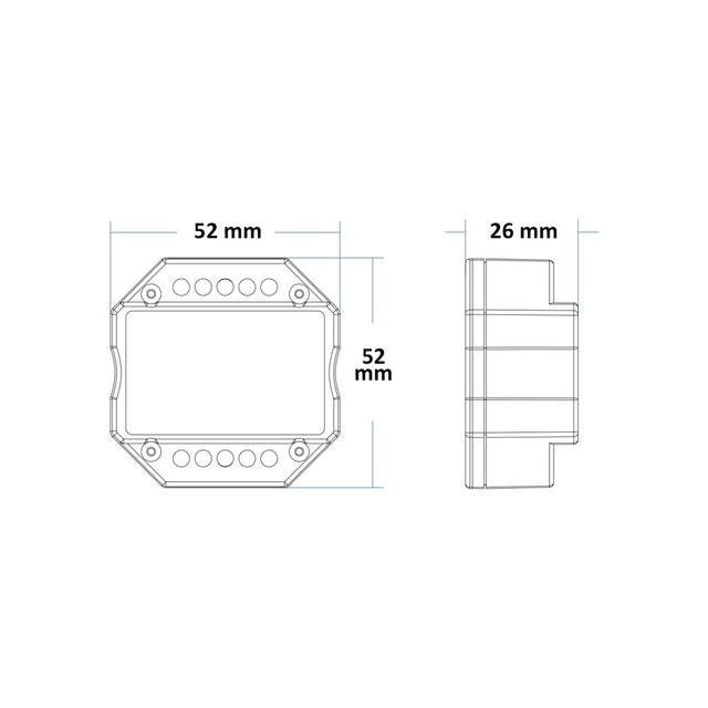 Sys-Pro Push/Funk Mesh-Switch Ein/Aus 100-240V 360W - Beleuchtung