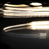 LED CRI930 MiniAMP Flexband 12V DC 6W IP20 3000K 500cm beids. 30cm Kabel + maleAMP 300 LED/m - Beleuchtung