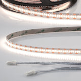 Trennstelle: 10mm mit je 3 SMD | Pitch (Lichtpunkt Mitte-Mitte): 3,33mm | 1 Einheit (Rolle) = 1,2m | max. Flexbandlänge pro Einspeisung: 2,5m | Längentoleranz + Wärmeausdehnung: 1% | erforderliche Kühlmasse min. 75 gr/m | inkl. 3M VHB Klebeband | Untergrund vor dem Ankleben reinigen und entfetten! Nicht wieder ablösen! | Es passen die Verbinder der Gruppe: K2-210 | 30cm Anschlusskabel beidseitig mit maleAMP, Aderquerschnitt 0,5mm²