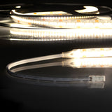LED CRI930 MiniAMP Flexband 24V DC 6W IP20 3000K 250cm beids. 30cm Kabel + maleAMP 300 LED/m - Beleuchtung