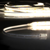 LED CRI930 MiniAMP Flexband 24V DC 12W IP20 3000K 250cm beids. 30cm Kabel + maleAMP 300 LED/m - Beleuchtung